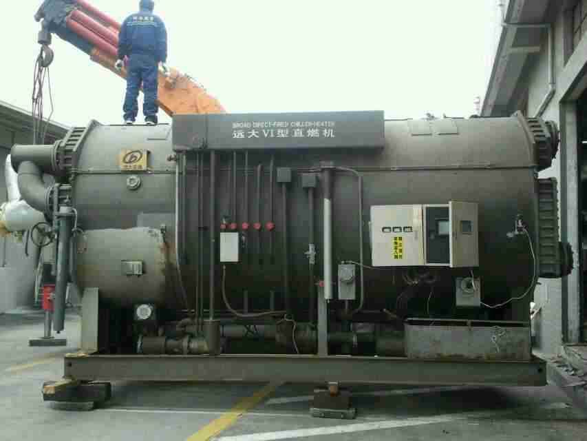 成功收購山東金嶺集團(tuán)兩臺(tái)600萬大卡荏原溴化鋰制冷機(jī)